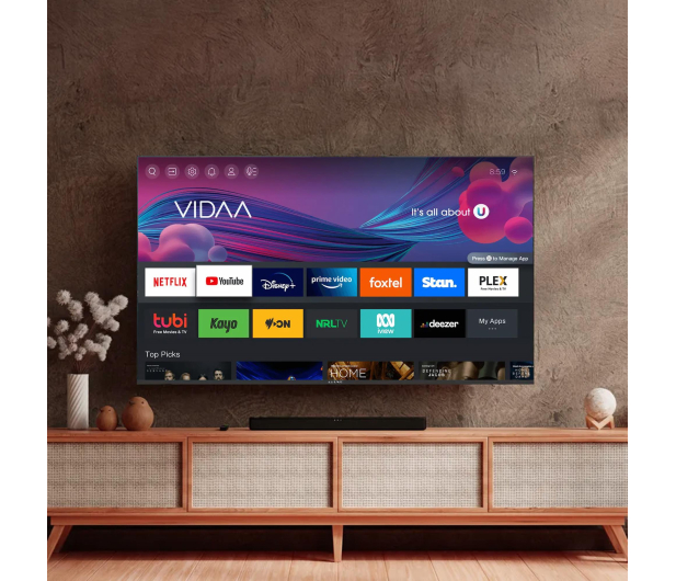 Telewizor Kiano Elegance 55" 4K Smart TV VIDAA Netflix. HBO, Prime - 1373228 - zdjęcie 8